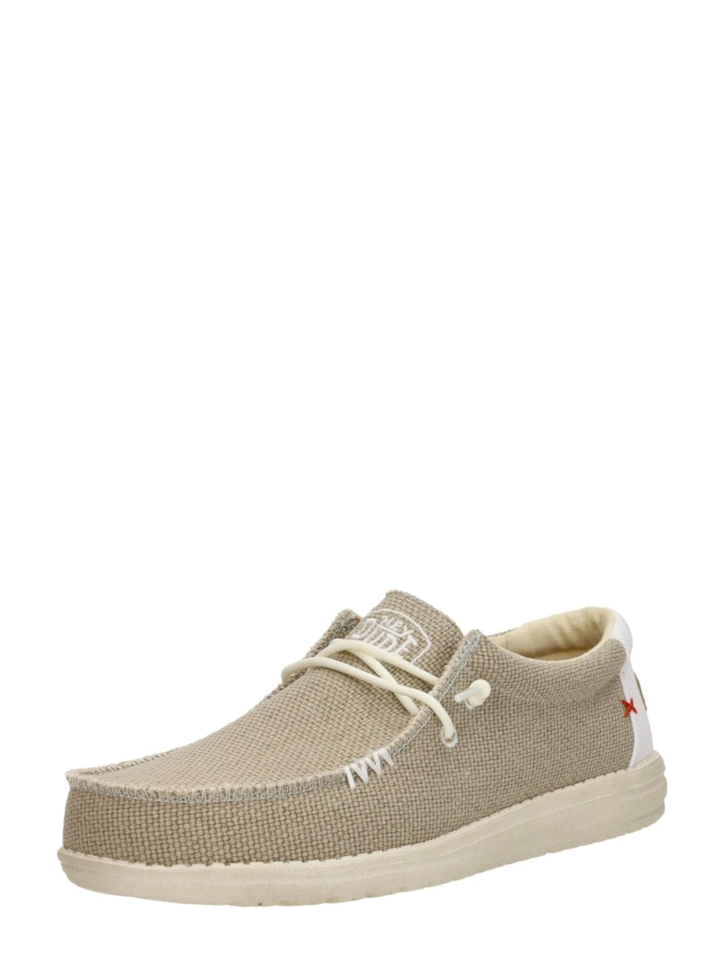 HEY DUDE Classic Flats 'Wally Braided' in Beige