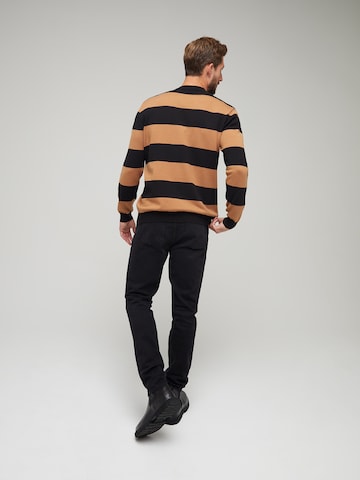 ABOUT YOU x Kevin Trapp Sweater 'Linus' in Brown