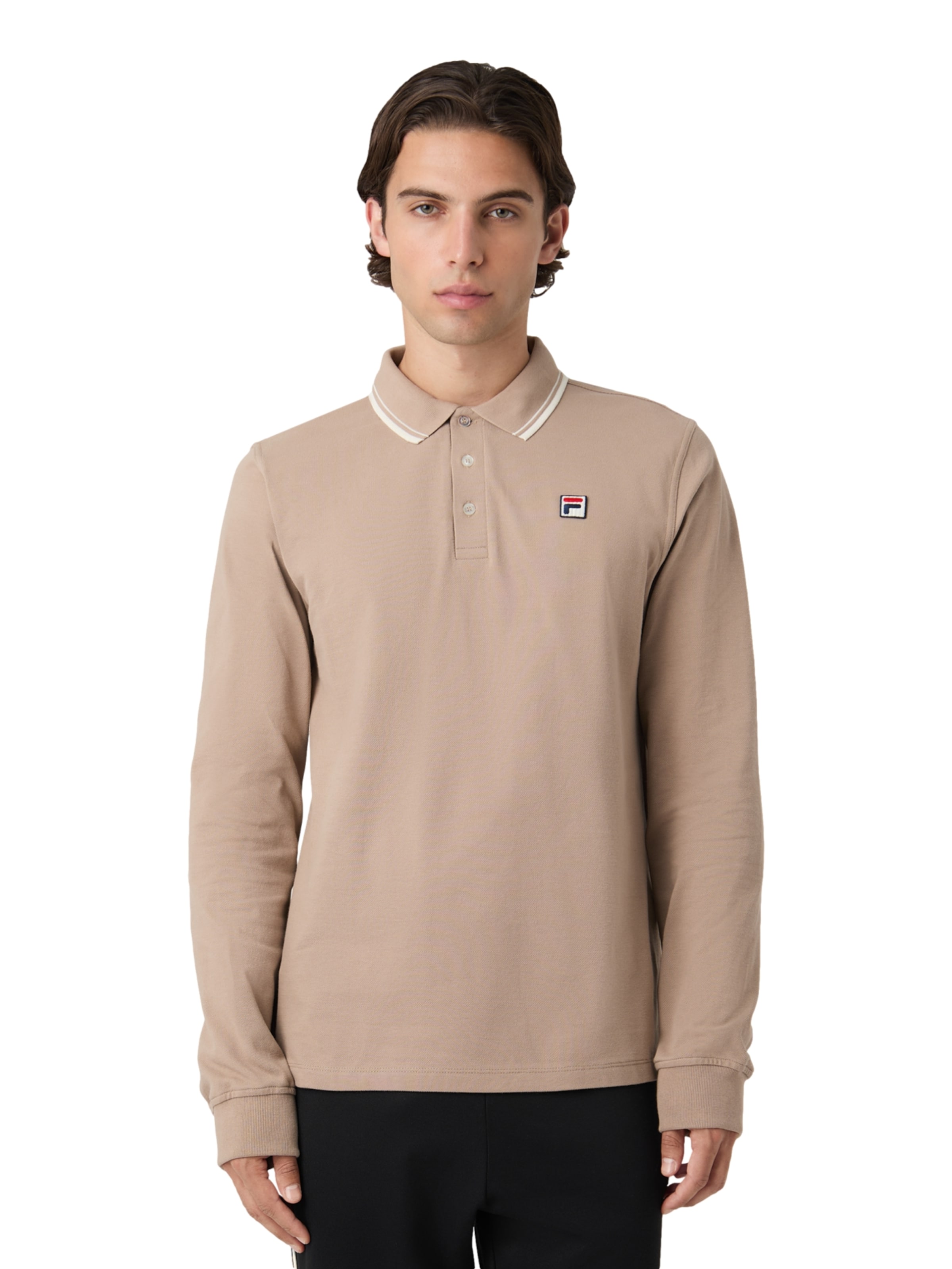 FILA Poloshirt 'BIELLA' in Beige: Vorderseite