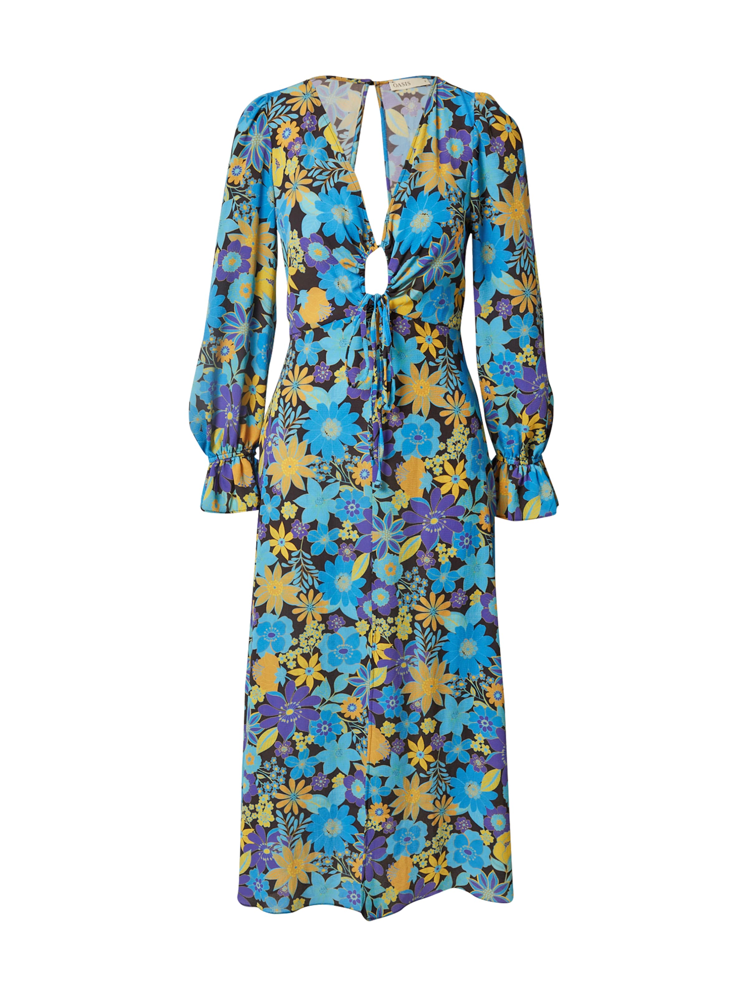 Oasis Jurk in Blauw: voorkant