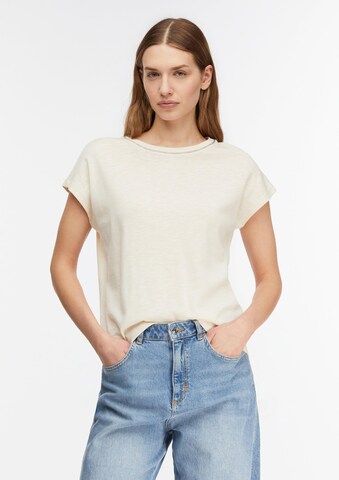 T-shirt COMMA en beige : devant