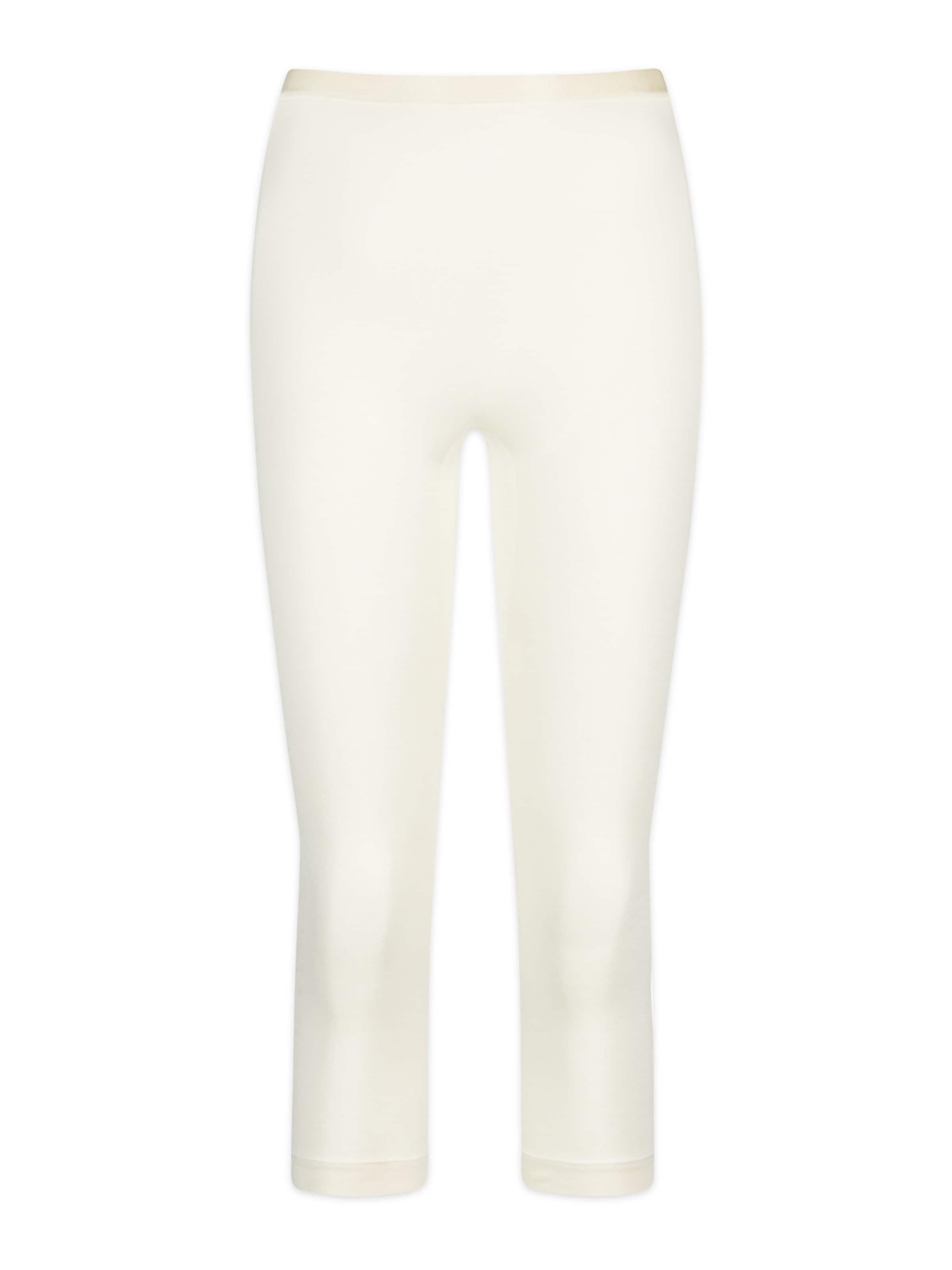 Mey Leggings 'Wool&Silk' in Weiß: Vorderseite