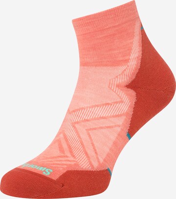 Smartwool Athletic Socks in Orange: front