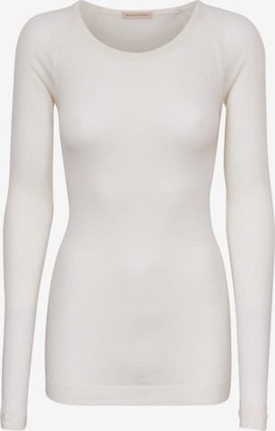 Seamless Basic Shirt 'Jade' in Weiß: Vorderseite