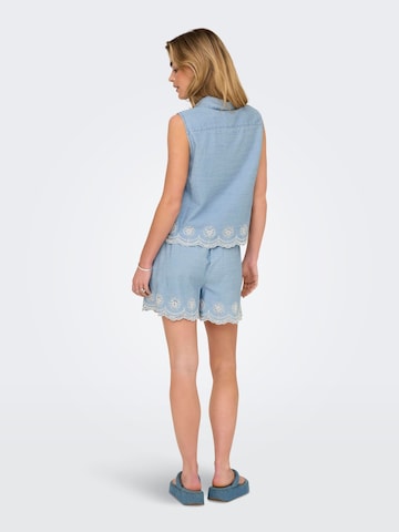 ONLY Blouse 'ONLMOON' in Blauw