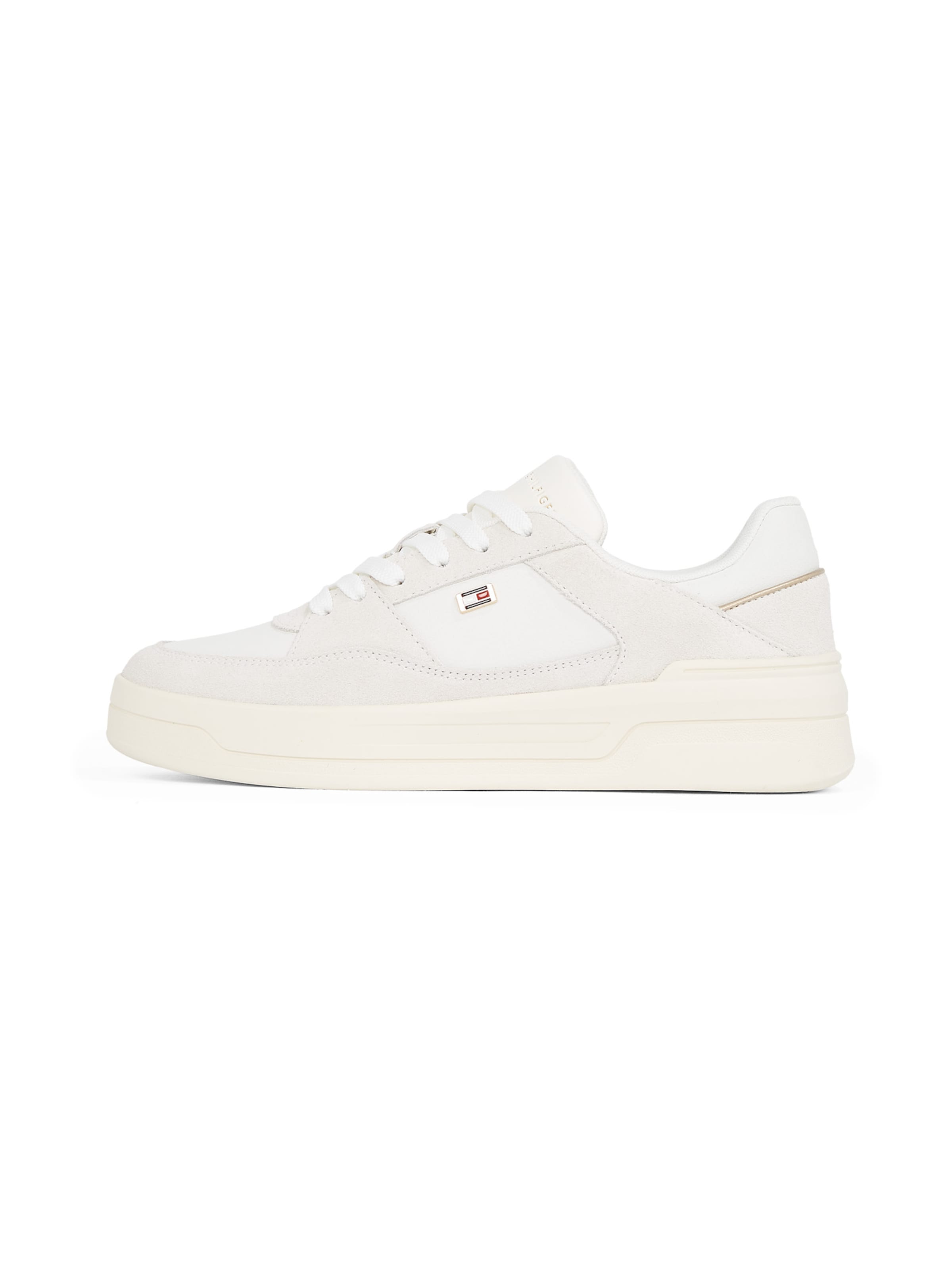 TOMMY HILFIGER Sneaker low 'ESSENTIAL BASKET' i beige: forside
