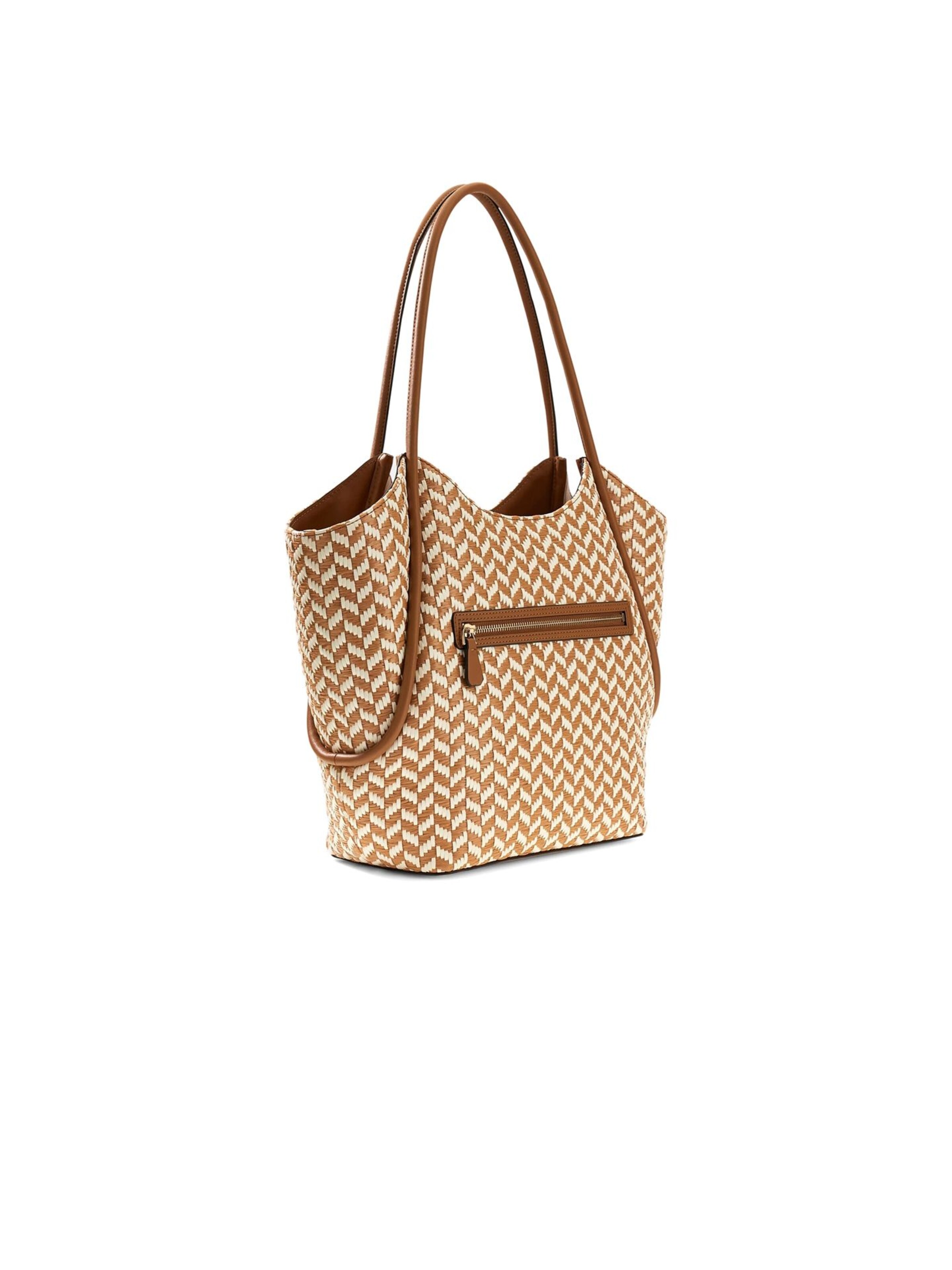 GUESS Schultertasche 'TESSI'‌‌‌ in Braun