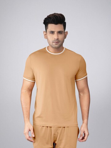 PANTONECLO - Camiseta funcional 'Pantoneclo Men's Gym Short Sleeve T-Shirt' en amarillo