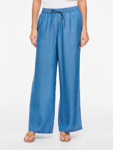 Wide Leg Pantalon VILA en bleu : devant