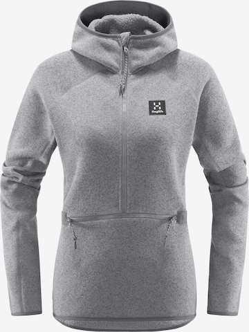 Haglöfs Athletic Fleece Jacket 'Risberg' in Grey: front