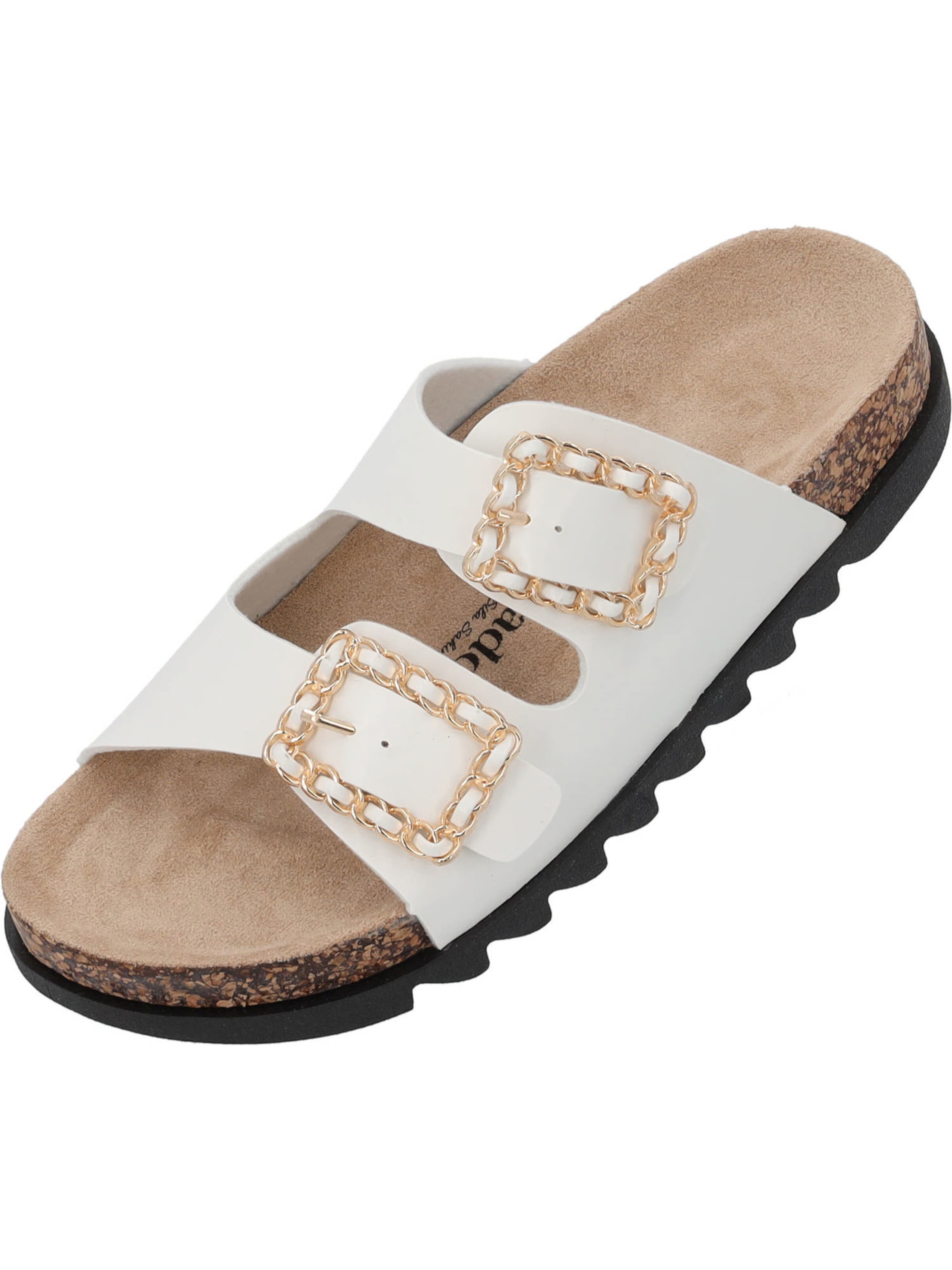 Palado by Sila Sahin Sandal 'Palado Igies by Sila Sahin' in White: front