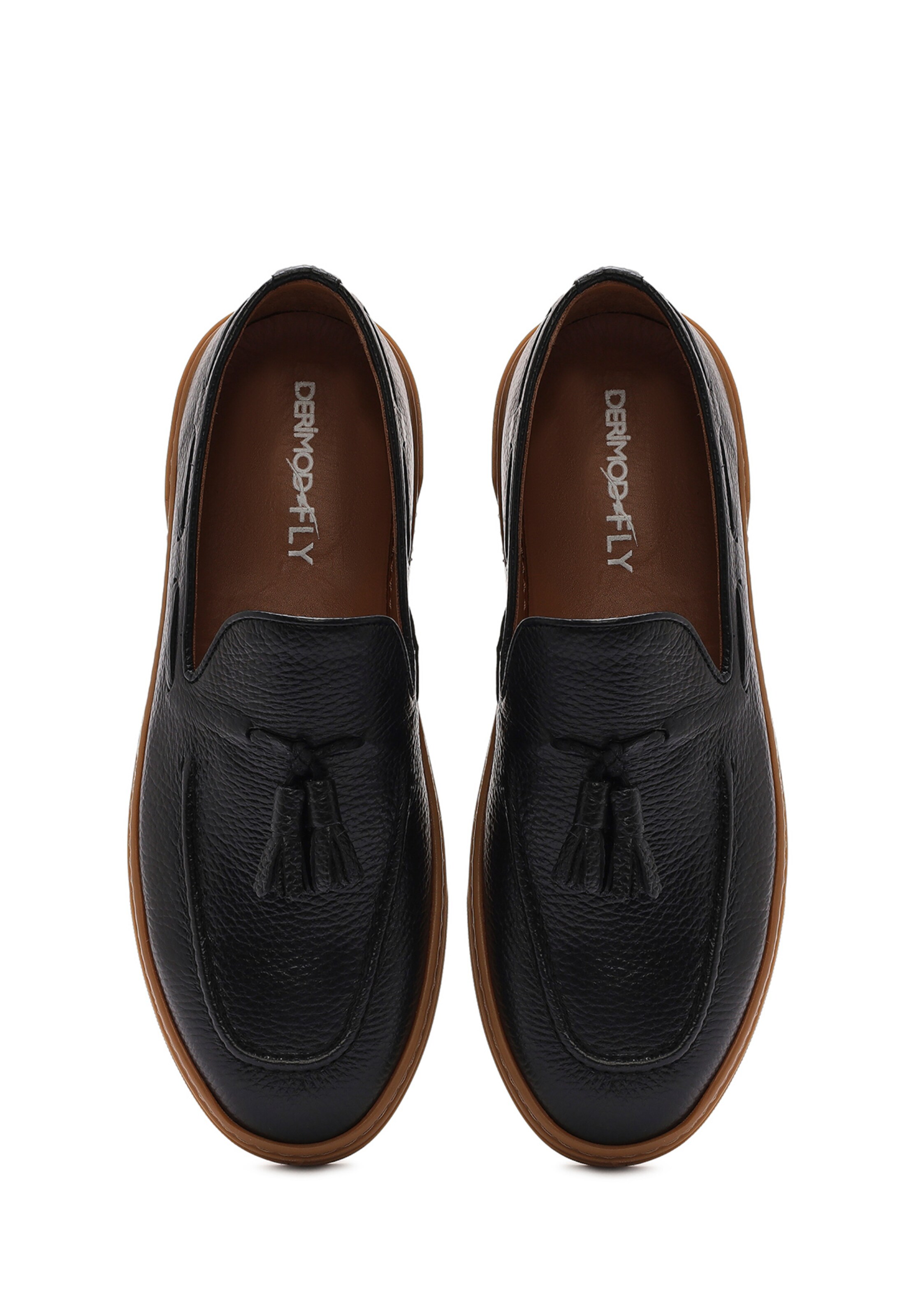 Derimod Slipper in Schwarz