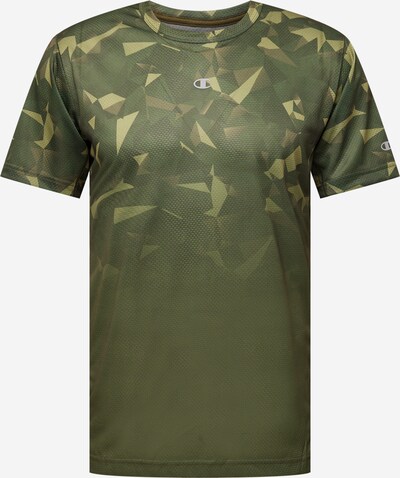 Champion Authentic Athletic Apparel Funktionsshirt in grau / khaki / oliv / hellgrün / dunkelgrün, Produktansicht