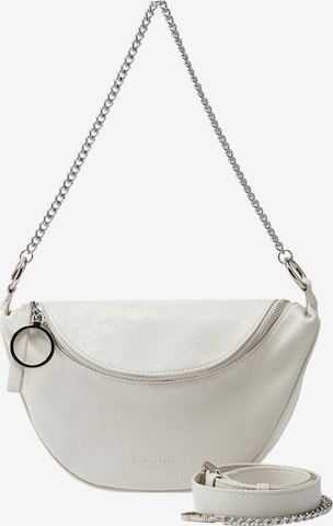 Borsa a spalla 'Skien' di Seidenfelt in bianco: frontale