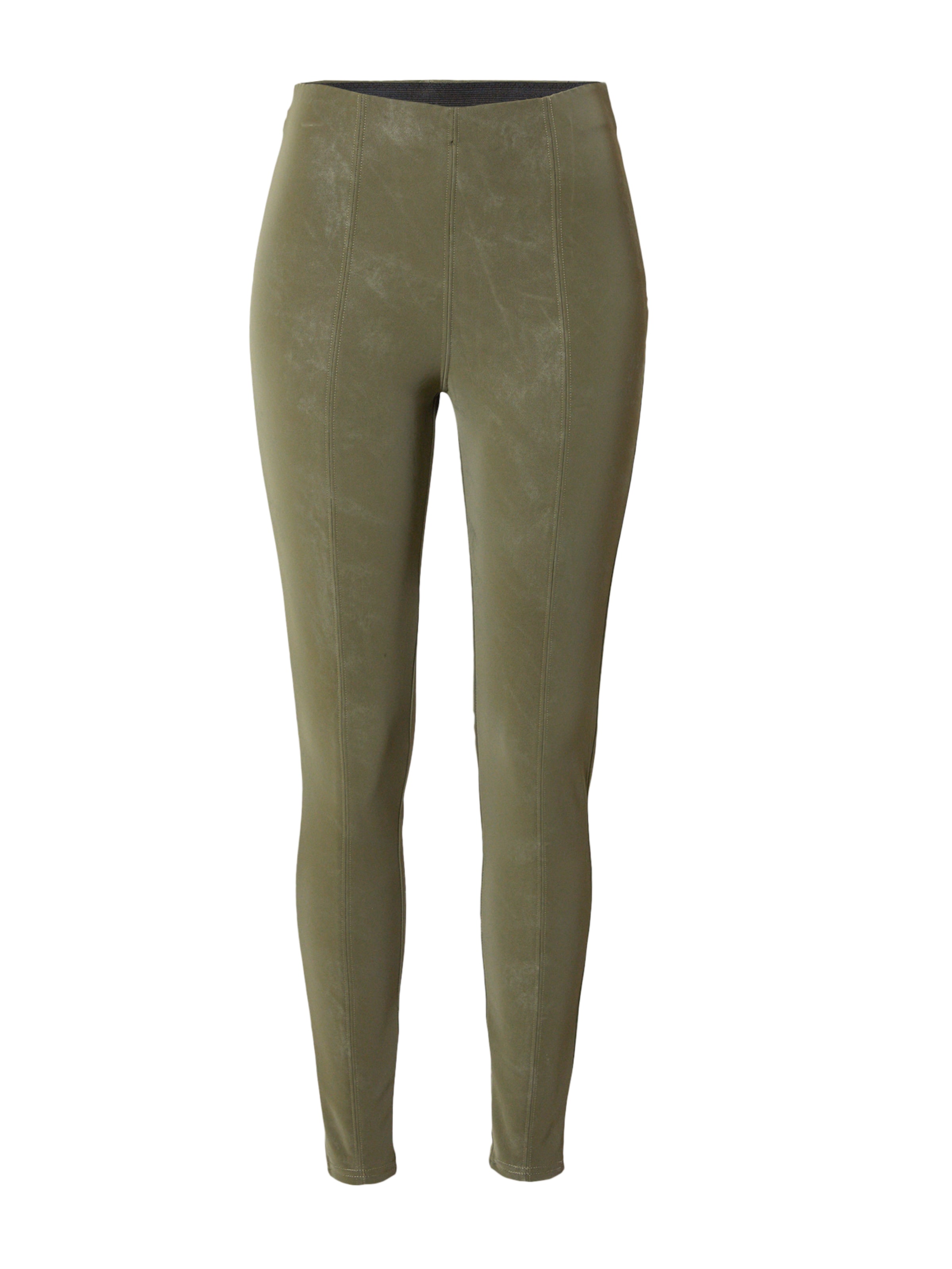 Urban Classics Skinny Leggings i grön: framsida