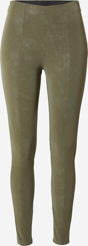 Urban Classics Skinny Leggings in Green: front