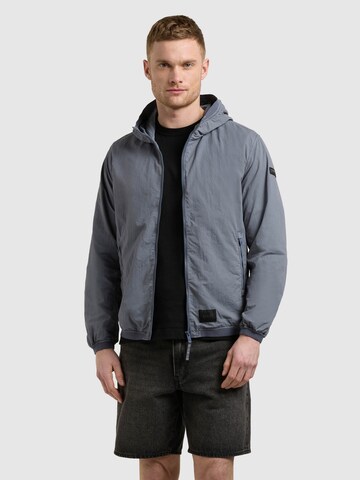 Veste mi-saison 'DERF' khujo en bleu : devant