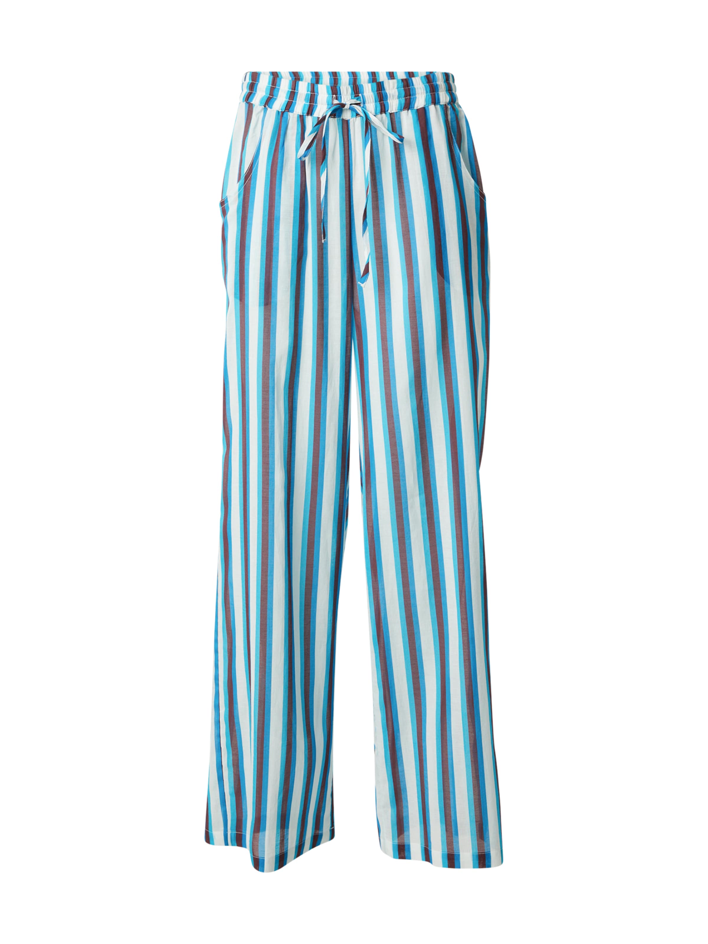 mėlyna TOPSHOP Plačios klešnės Kelnės: priekis