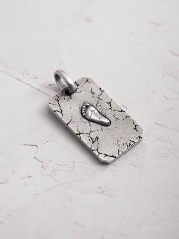 REYTEL Pendant 'BABY FOOT' in Silver: front