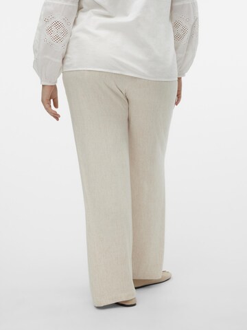 Vero Moda Curve Regular Broek in Beige