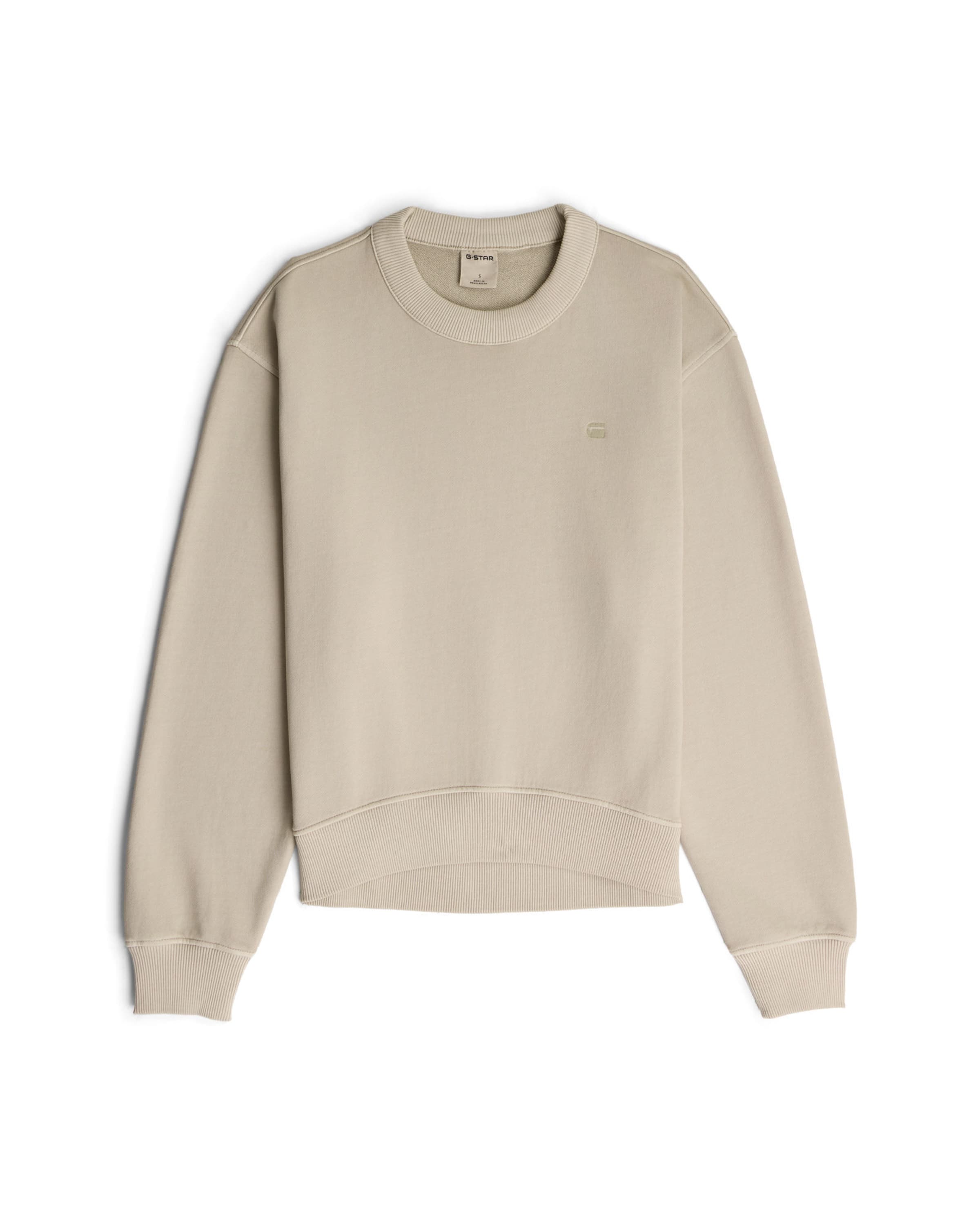 G-STAR Sweater - 'Unit Relaxed Sweater' in Beige: Vorderseite
