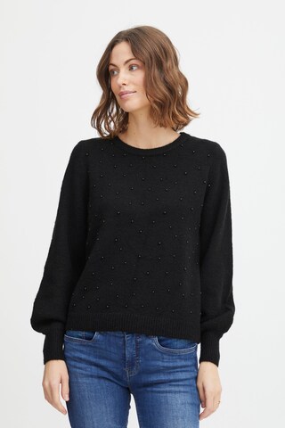 Pull-over Fransa en noir : devant