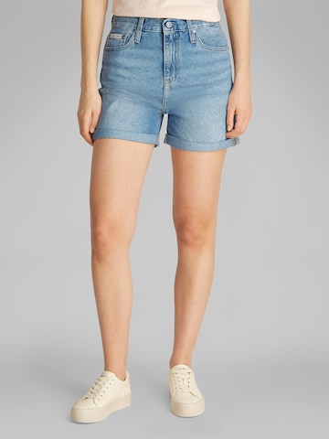 Calvin Klein Jeansregular Traperice - plava boja: prednji dio