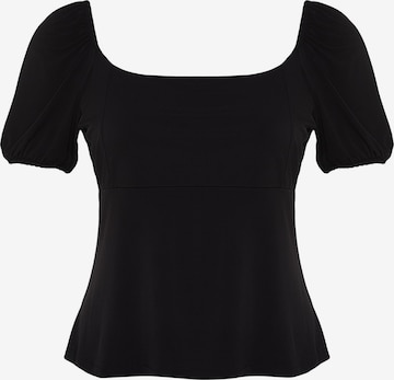 juoda Trendyol Curve Palaidinė: priekis