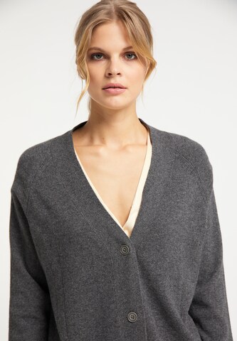 DreiMaster PREMIUM Knit cardigan in Grey