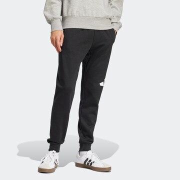 ADIDAS SPORTSWEAR Конический (Tapered) Спортивные штаны 'M BL FL TC PT' в Черный