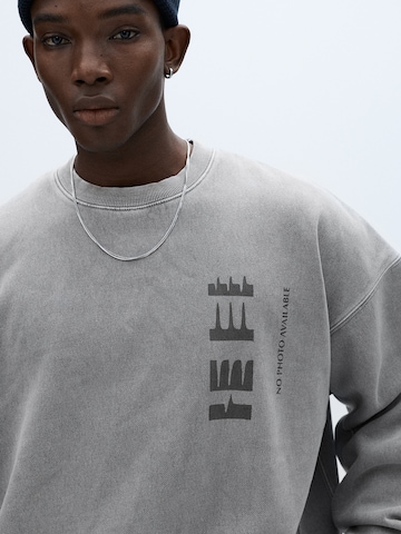 Pull&Bear Tréning póló - szürke