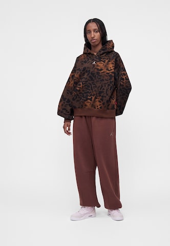 JordanSweater majica 'Brooklyn Fleece' - smeđa boja: bočni dio