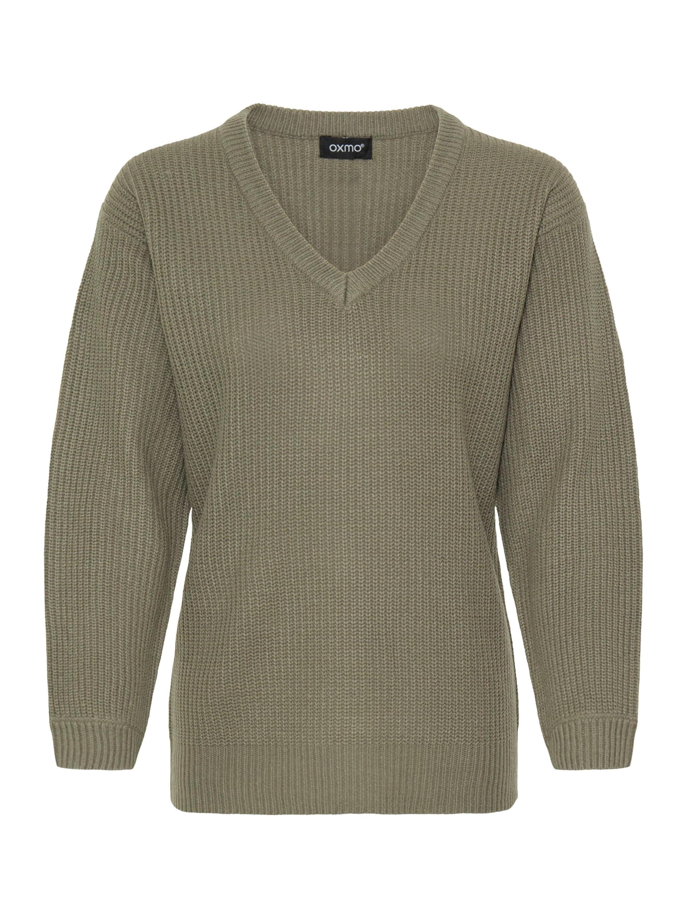 Pull-over ' OXISANDIE LS ' Oxmo en vert : devant