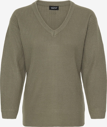 Oxmo Strickpullover ' OXISANDIE LS ' in Grün: Vorderseite