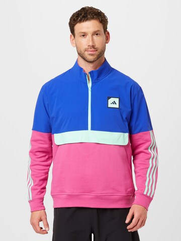 ADIDAS GOLF - Chaqueta deportiva en azul: frente