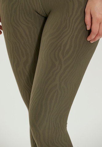 Athlecia Slim fit Workout Pants 'Alma' in Green
