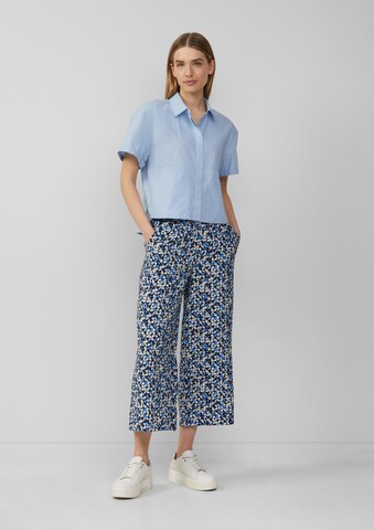 s.Oliver Wide leg Broek in Blauw