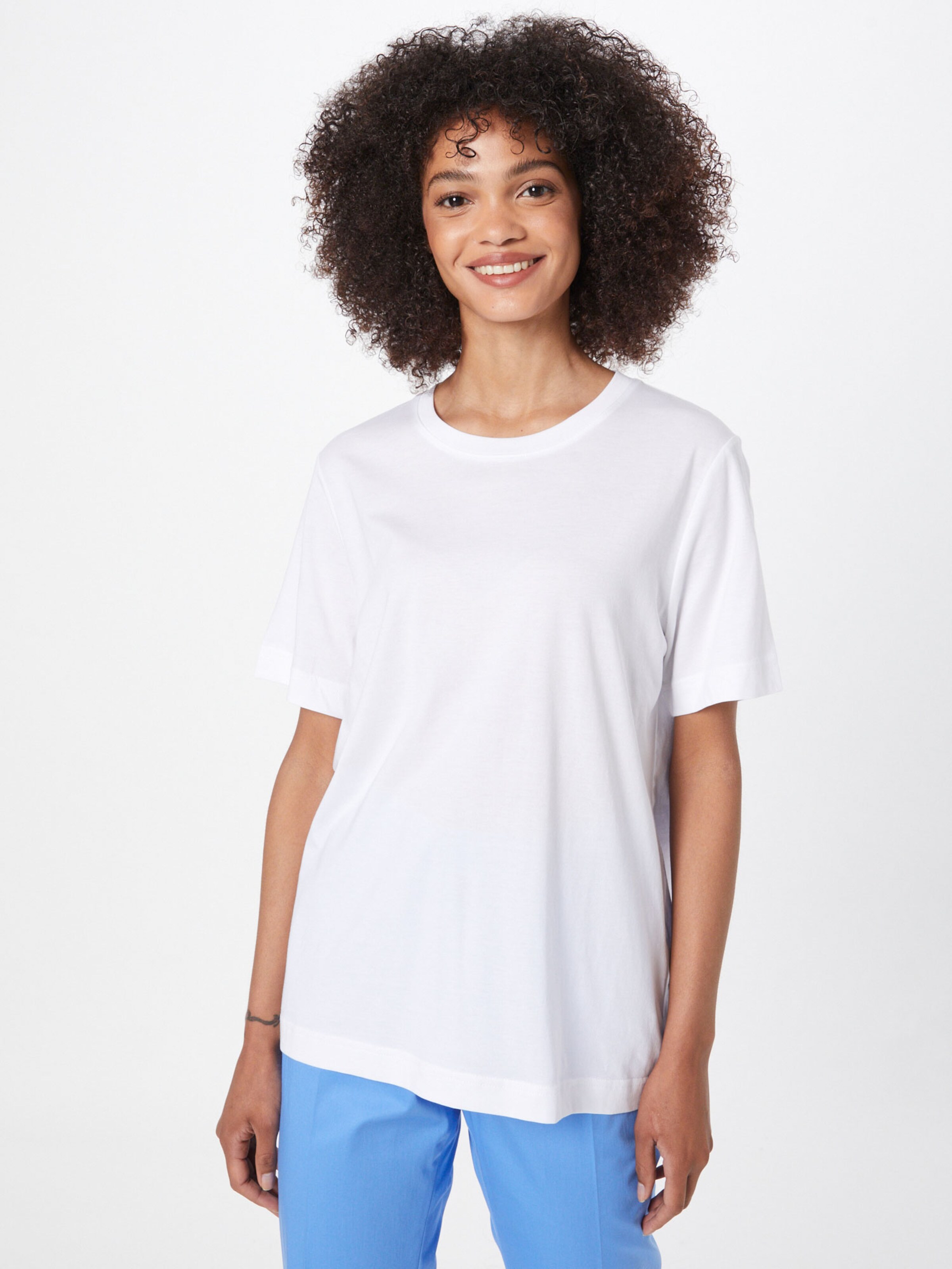 Frauen Shirts & Tops BOSS Orange Shirt 'Ecosa' in Weiß - GX59179