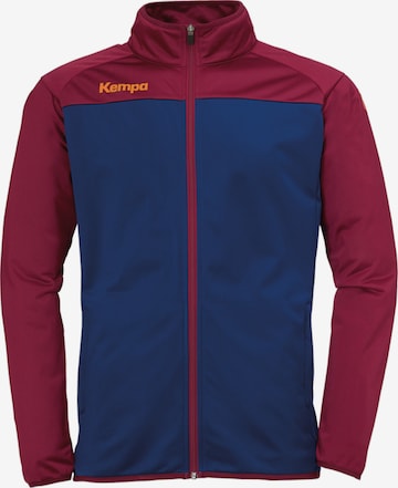 KEMPA Sportovní bunda – modrá: přední strana