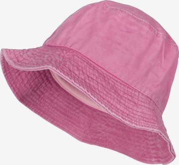 styleBREAKER Hut 'Fischerhut in Washed Optik' in Pink: Vorderseite