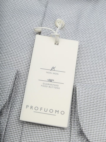 Profuomo Slim fit Button Up Shirt in Grey