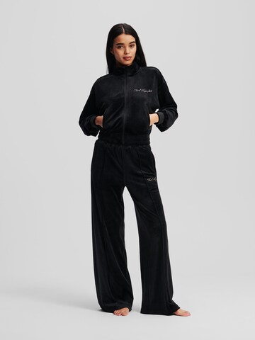 Veste de survêtement 'HOTEL' Karl Lagerfeld en noir