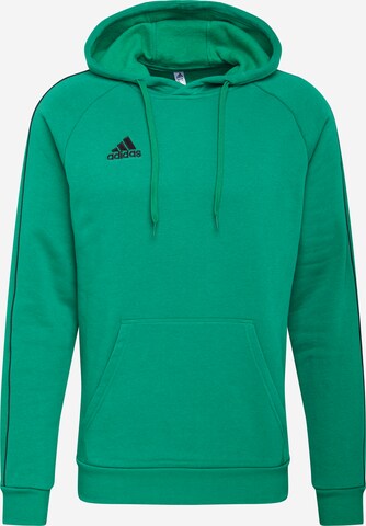 Hanorac sport 'Core 18' de la ADIDAS SPORTSWEAR pe verde: față