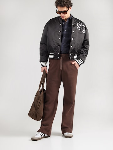 HOLLISTER Широка кройка Панталон в кафяво