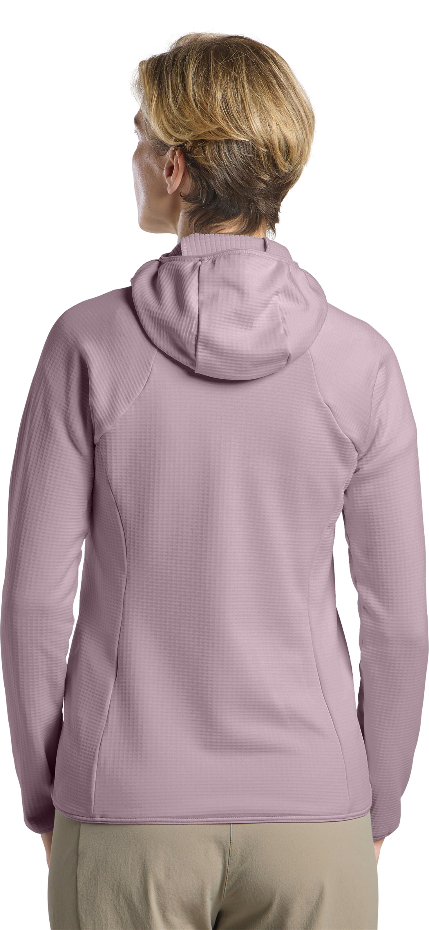 JACK WOLFSKIN Athletic Fleece Jacket in Purple