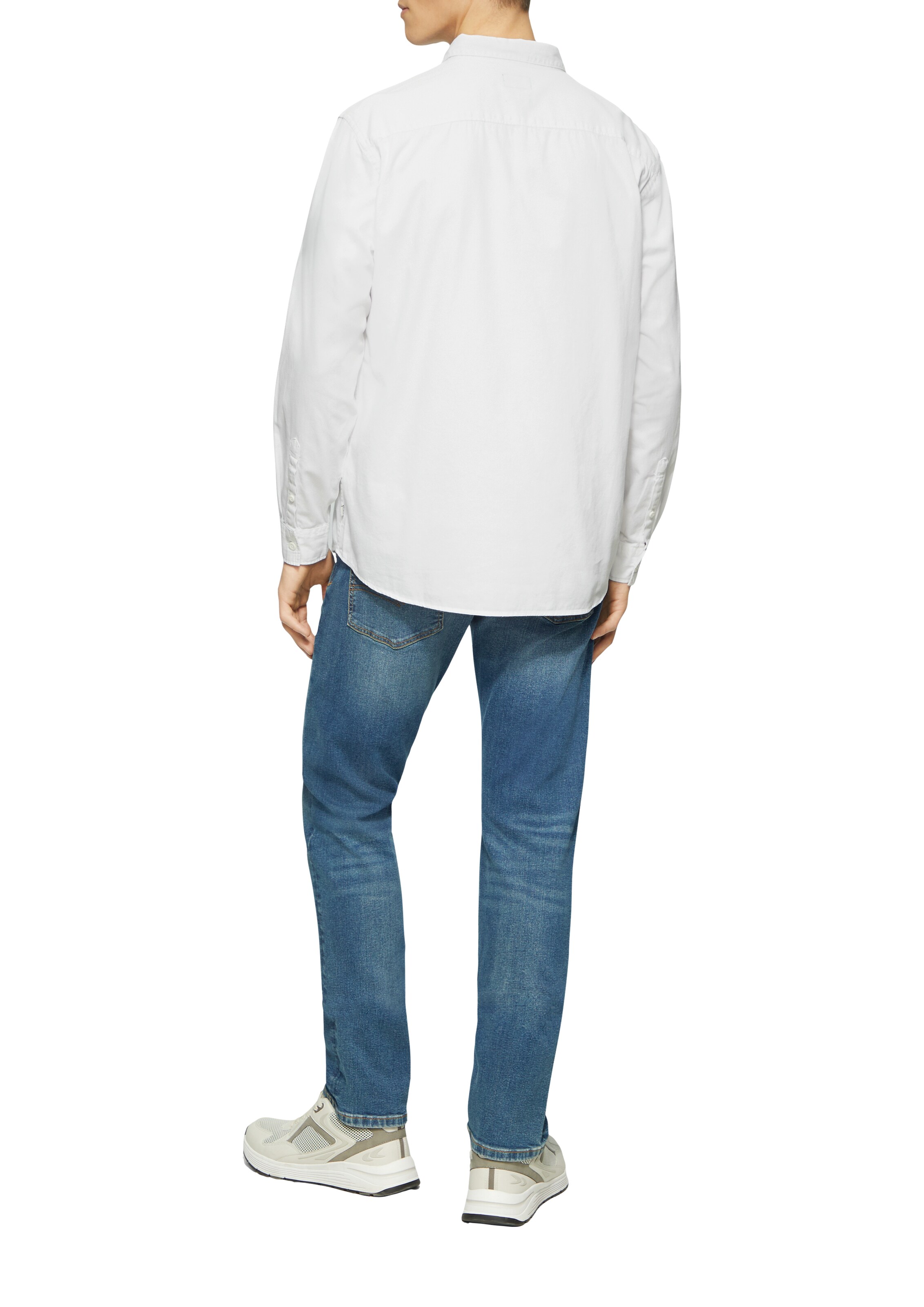 Coupe regular Chemise QS en blanc