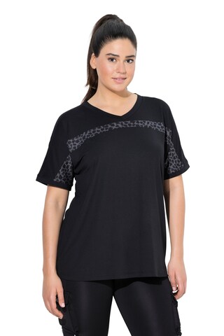 Ulla Popken Shirt in Schwarz: Vorderseite