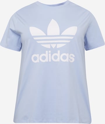 ADIDAS ORIGINALS Shirts 'Adicolor Classics Trefoil ' i blå: forside
