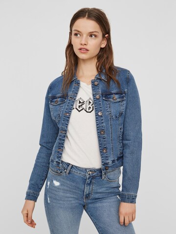 Veste mi-saison 'Hot Soya' VERO MODA en bleu : devant