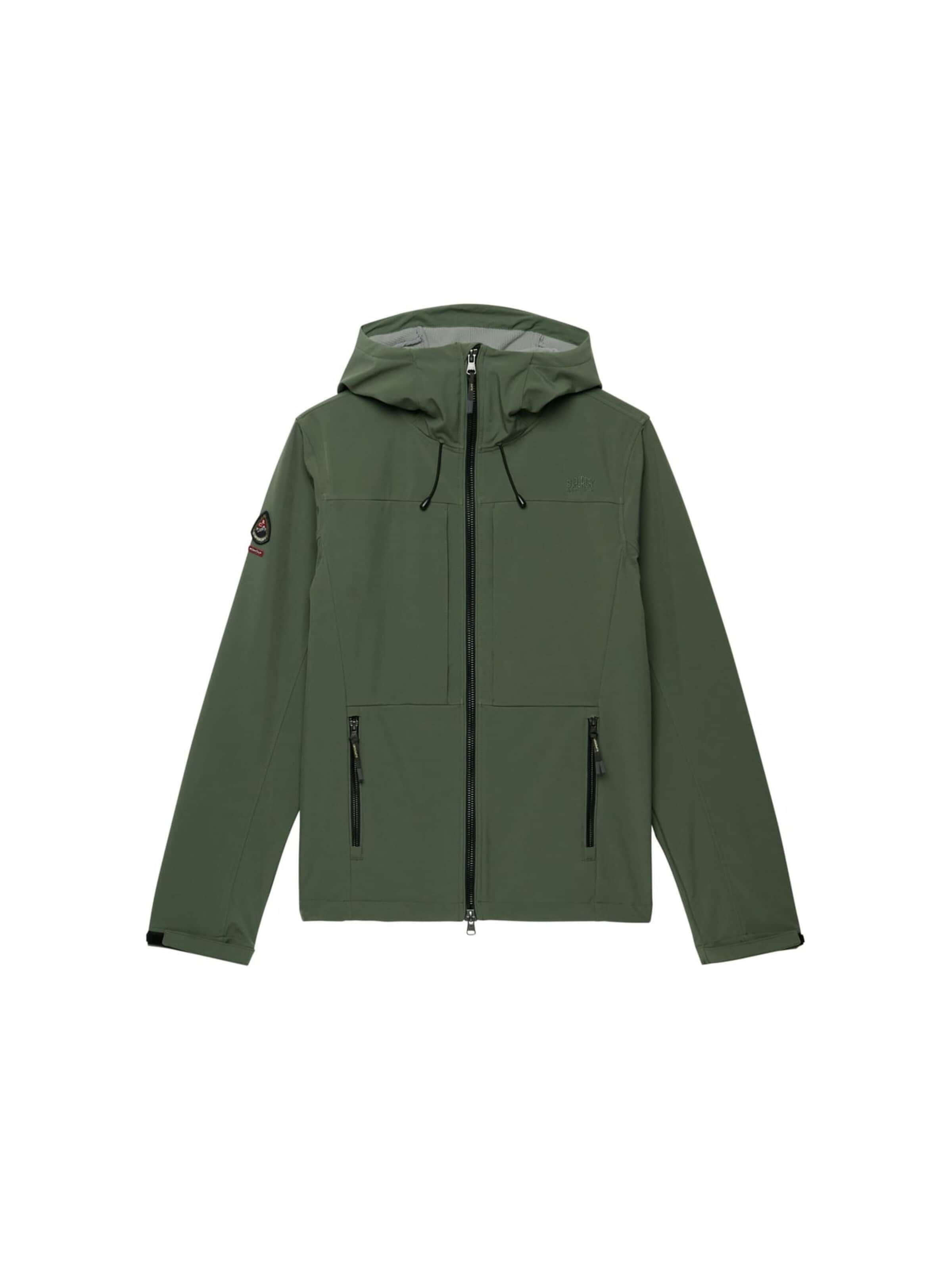 Superdry Tussenjas in Groen: voorkant